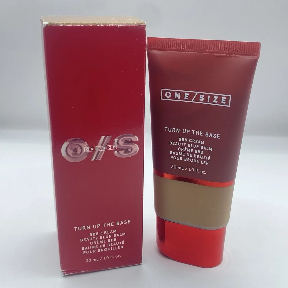 ONE/SIZE Turn Up The Base BBB Cream Beauty Blur Balm Medium Dark 3 (R) Rosy 1oz